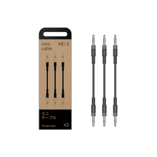 Teenage Engineering MC-3 PO Sync Cable 3-Pack 95 mm