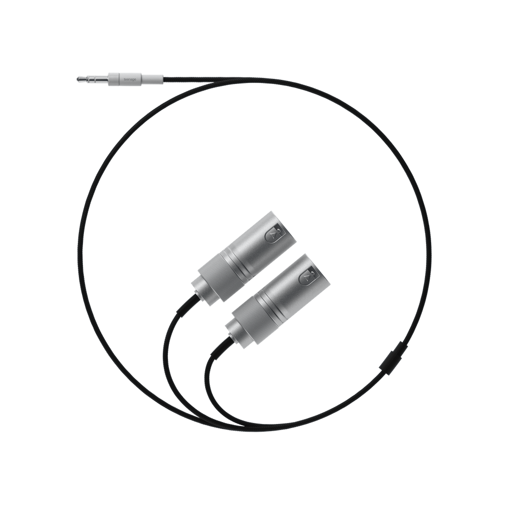 Teenage Engineering Field Audio Textile Cable 3.5 mm to 2 x XLR (Plug)