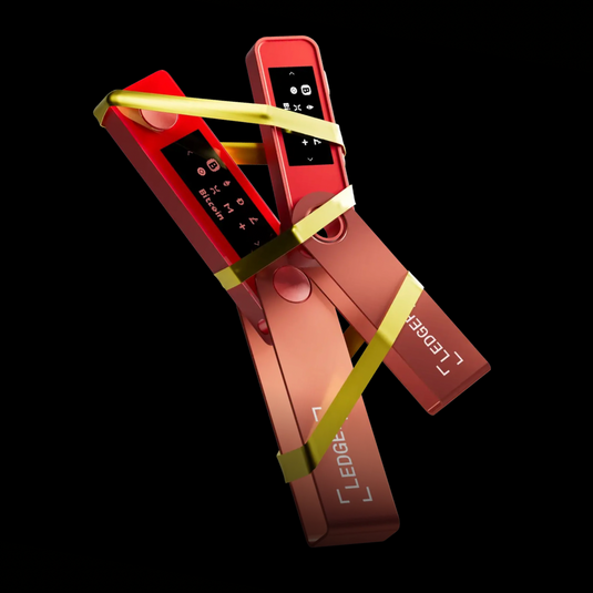 Ledger Nano devices in Ruby Red