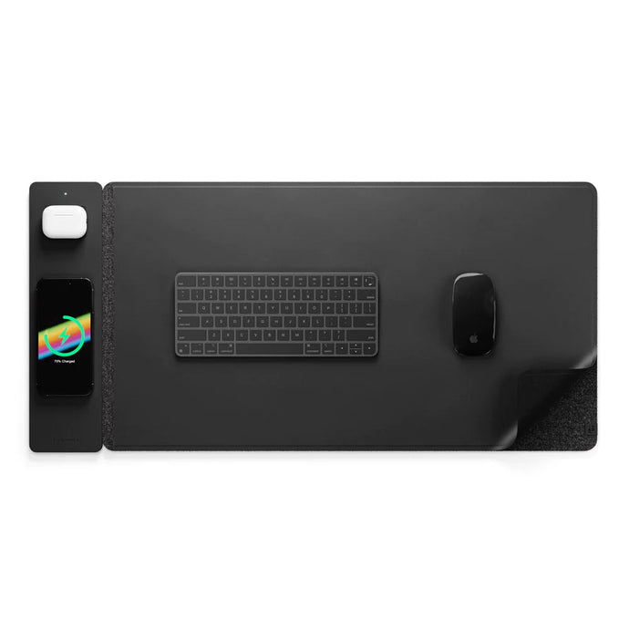 ALTI Wireless Charging Desk Mat - Black