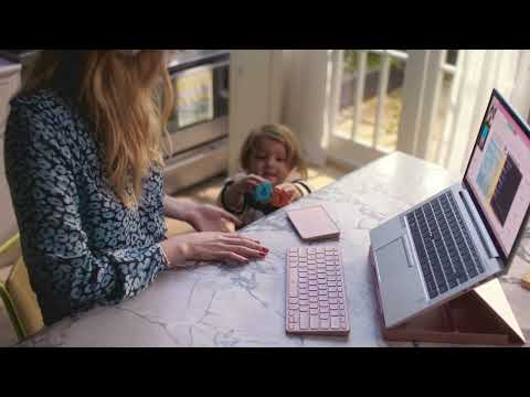 Load and play video in Gallery viewer, Logitech Casa Pop-Up Desk - Nordic Calm
